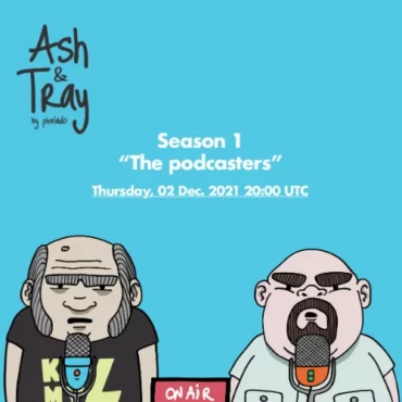 Ash & Tray CNFT comic strip. Season 1
