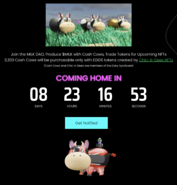 CASH-COW NFT RELEASE: YEILD...