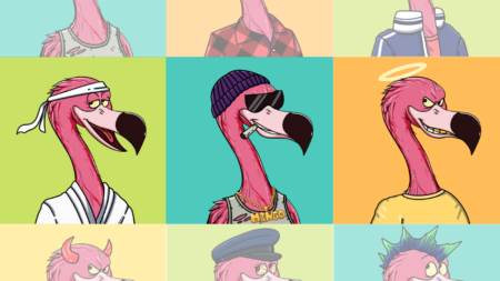 Flashy Flamingos