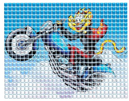 glass blocks #2: Motorcycle...