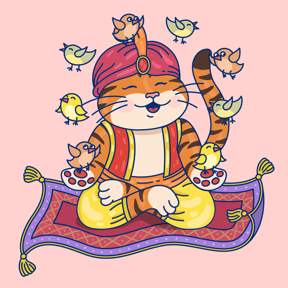 Meditating Cats Secret Society