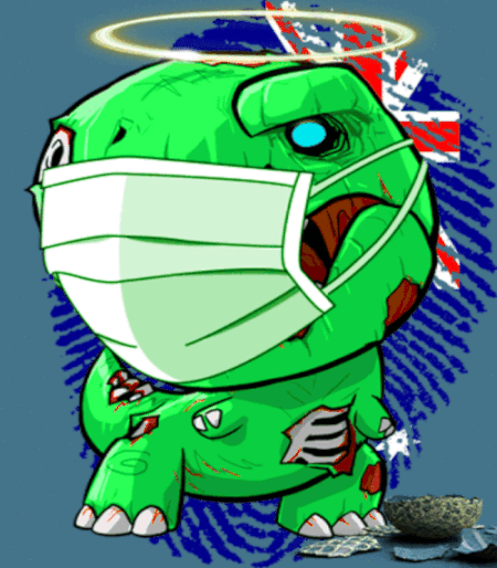 Zombie Rex limited collection -- The ZOMBIES .... Are Coming ....